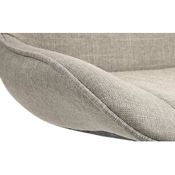 Elegant höjdjusterbar barstol med vadderad sits och fotstöd