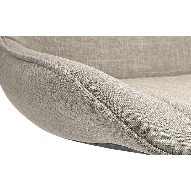 Elegant höjdjusterbar barstol med vadderad sits och fotstöd