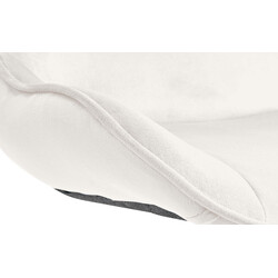 Elegant höjdjusterbar barstol med sammetsöverdrag och metallram