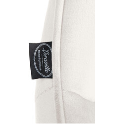 Elegant höjdjusterbar barstol med sammetsöverdrag och metallram