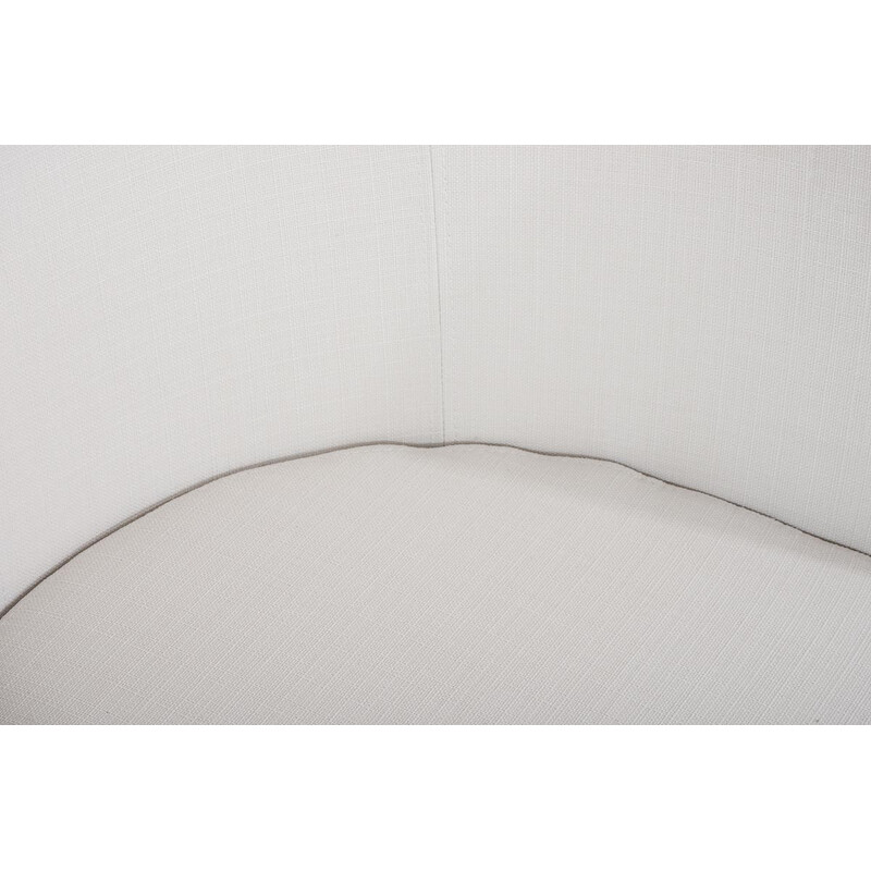 Bekväm besöksstol med gungfunktion och rostfri stålram