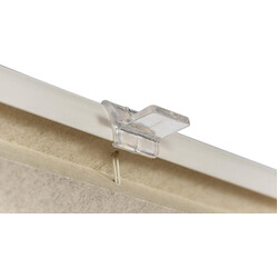 Plisségardin utan borrning för insyns- och solskydd i hemmet