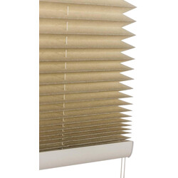 Plisségardin utan borrning för insyns- och solskydd i hemmet