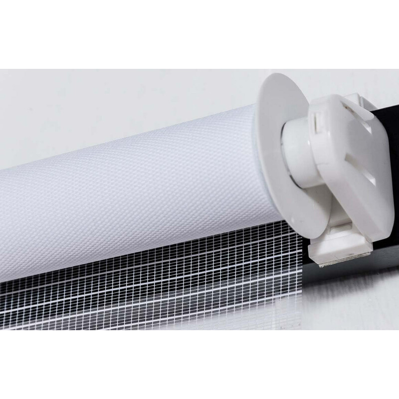 Zebra/duo-gardiner utan borrning, justerbart ljusinsläpp, barnsäker