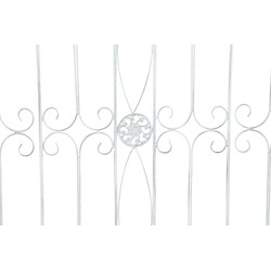 Charmigt trädgårdsstaket i hållbart järn för flexibel design