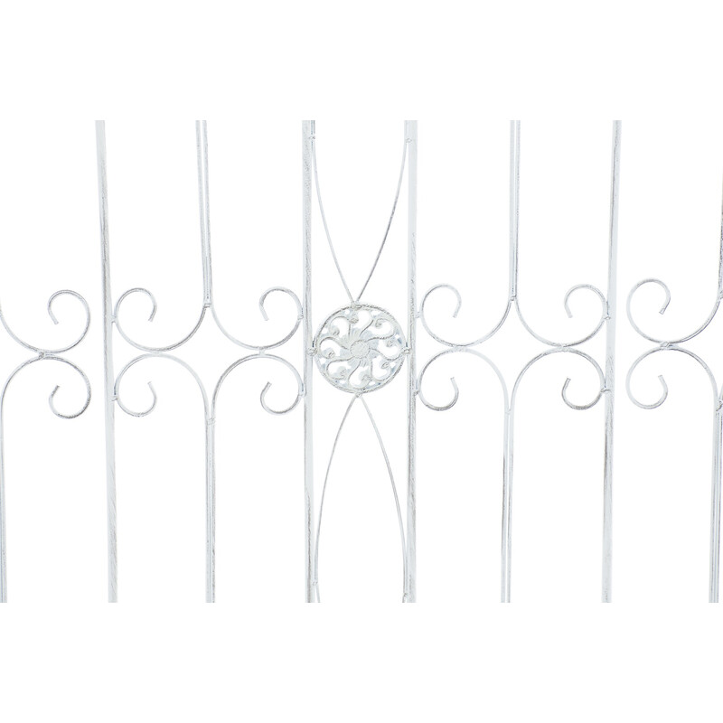 Charmigt trädgårdsstaket i hållbart järn för flexibel design