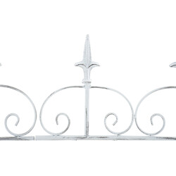 Charmigt trädgårdsstaket i hållbart järn för flexibel design