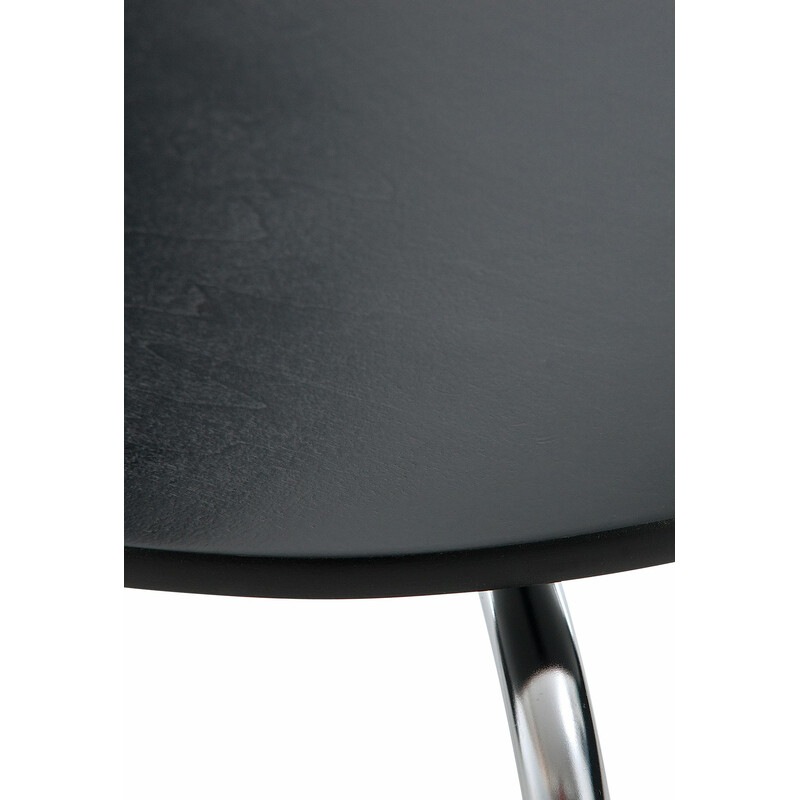 Stapelbar ergonomisk besöksstol i trä och metall