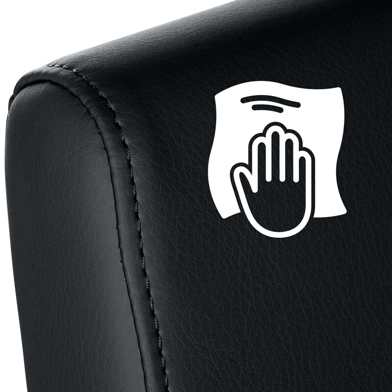 Elegant och bekväm matstol i konstläder för hemmet