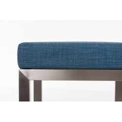 Bekväm och stilren barstol i rostfritt stål