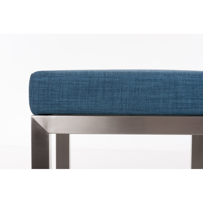 Bekväm och stilren barstol i rostfritt stål