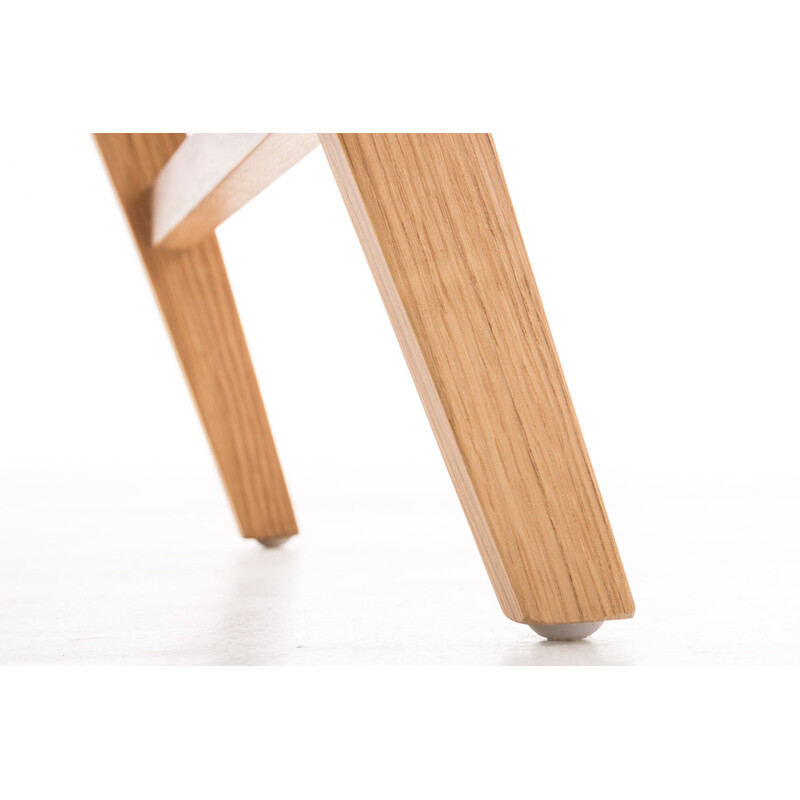 Elegant skrivbord med vit MDF och ekben för hemmet