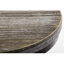 Justerbart ståbord i trä och stål för elegant inredning