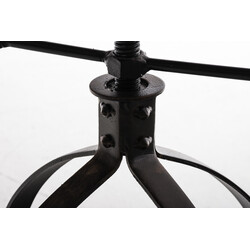 Justerbart ståbord i trä och stål för elegant inredning