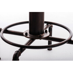 Justerbart ståbord i trä och stål för elegant inredning