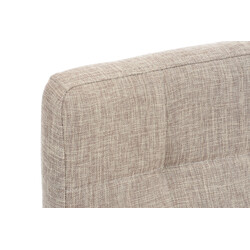 Elegant barstol i bokträ med quiltad sits