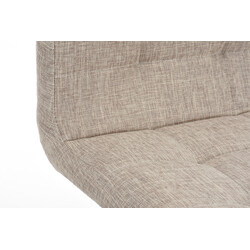 Elegant barstol i bokträ med quiltad sits