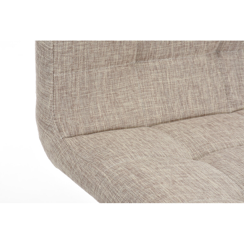 Elegant barstol i bokträ med quiltad sits