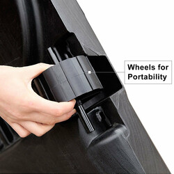 Transportabelt basketställ med justerbar höjd 200-305 cm