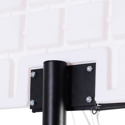 Flyttbar höj- och sänkbar basketställning för inomhus och utomhus