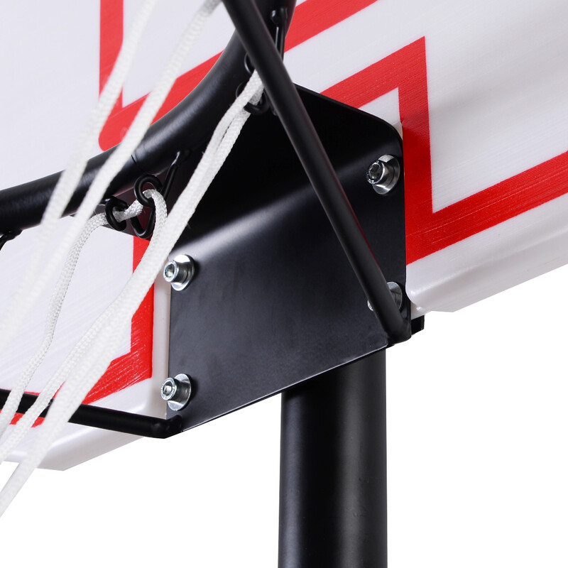 Flyttbar höj- och sänkbar basketställning för inomhus och utomhus