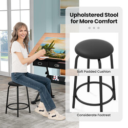 Ritbord med justerbar höjd och förvaringslösningar