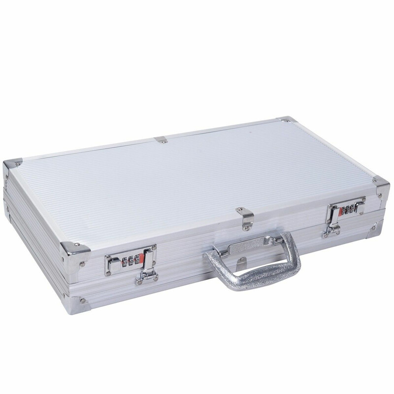 Aluminiumförvaringsväska med kombinationslås och anpassningsbar inredning