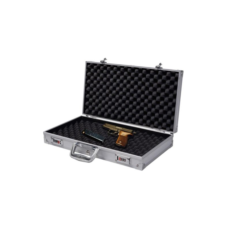 Aluminiumförvaringsväska med kombinationslås och anpassningsbar inredning