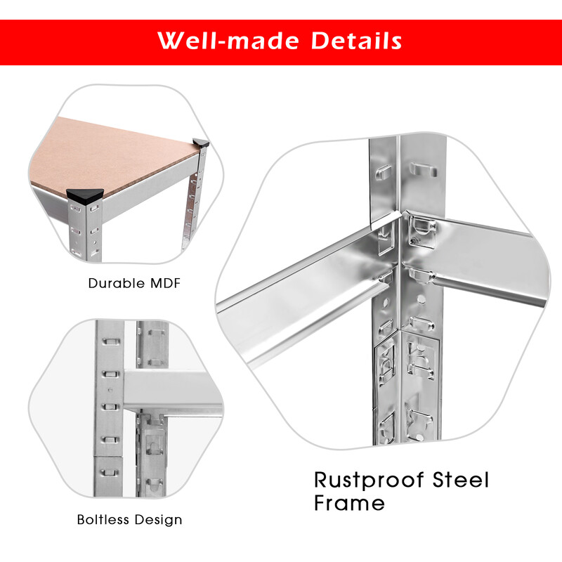 Däckställ metallhylla justerbar för garage och verkstad