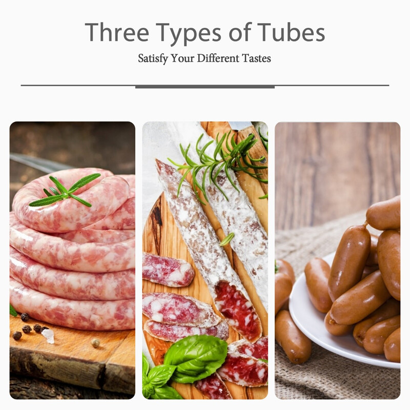 Korvstoppare 3L med tre fyllningsrör i rostfritt stål