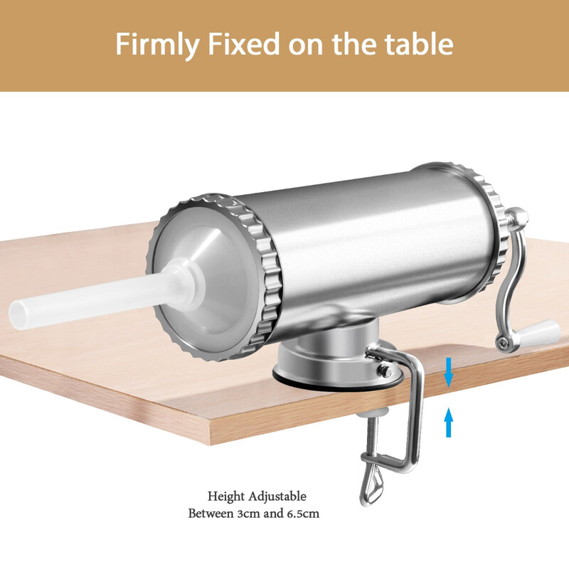 Korvstoppare 3L med tre fyllningsrör i rostfritt stål