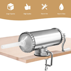 Korvstoppare 3L med tre fyllningsrör i rostfritt stål