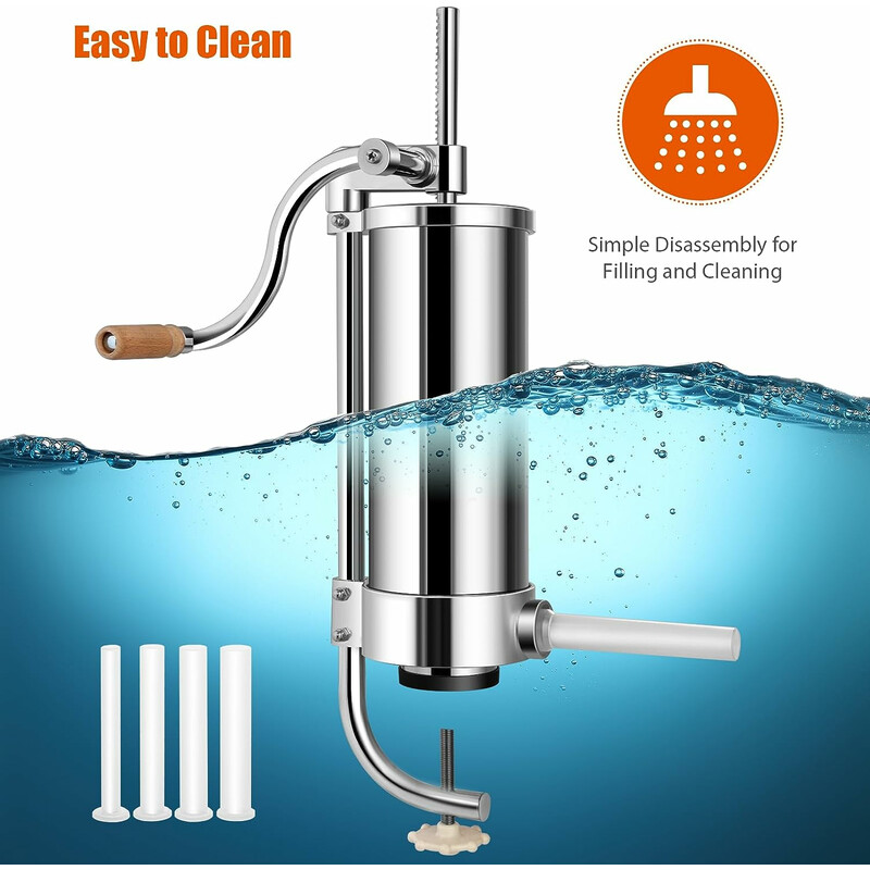 Korvstoppare 3,5L rostfritt stål med fyllningsrör