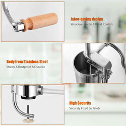 Korvstoppare 3,5L rostfritt stål med fyllningsrör