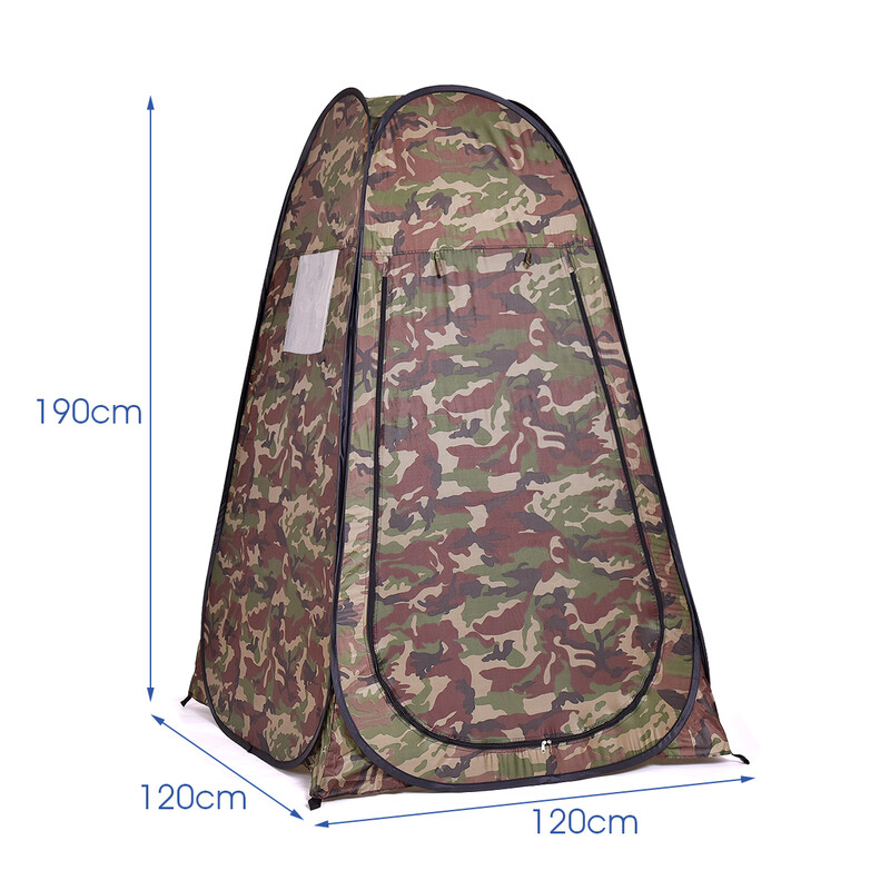 Pop-up omklädningstält duschtält toaletttält för camping och strand