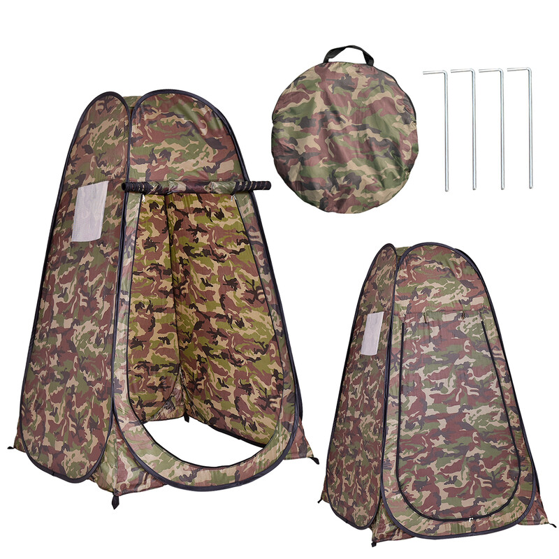 Pop-up omklädningstält duschtält toaletttält för camping och strand