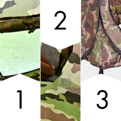 Pop-up omklädningstält duschtält toaletttält för camping och strand