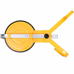 Hållbart hjullås 13-15 tum med säkerhetslås och zinkbeläggning