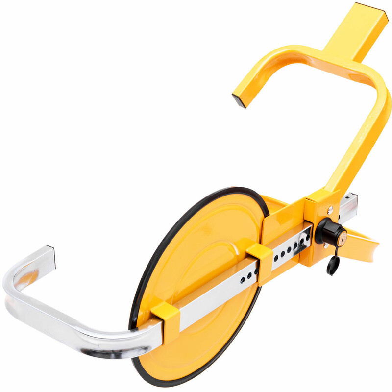 Hållbart hjullås 13-15 tum med säkerhetslås och zinkbeläggning