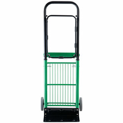 2-i-1 hopfällbar säckkärra med justerbart handtag