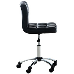 Ergonomisk kontorsstol med hjul och justerbar höjd