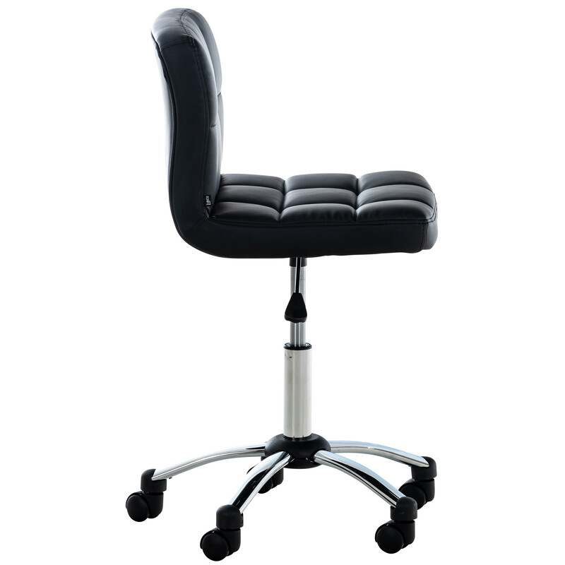 Ergonomisk kontorsstol med hjul och justerbar höjd