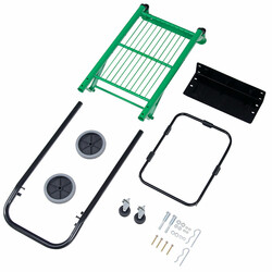 2-i-1 hopfällbar säckkärra med justerbart handtag