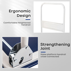 Hopfällbar transportvagn 90x60 cm med hög lastkapacitet