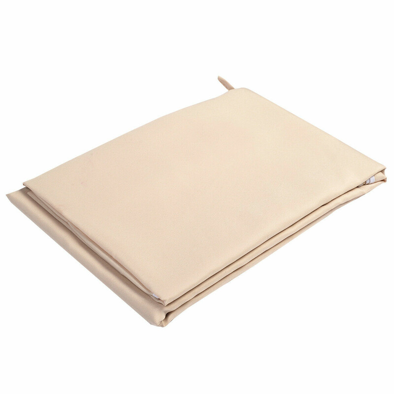 Ersättningstak för trädgårdsgunga i beige polyester 196x110 cm