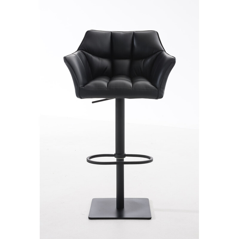 Elegant svängbar barstol med justerbar höjd och fotstöd