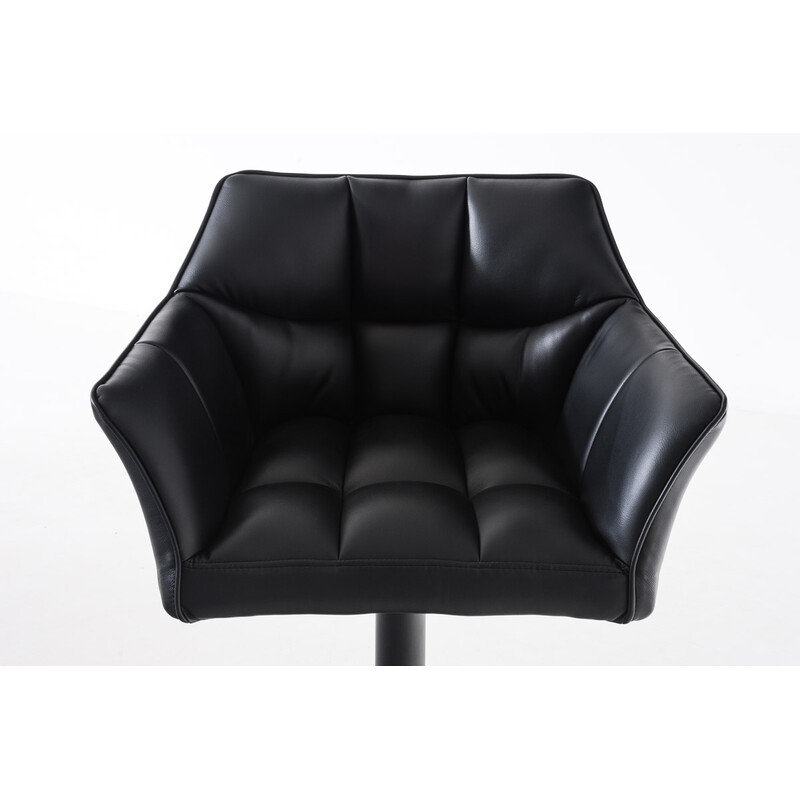 Elegant svängbar barstol med justerbar höjd och fotstöd