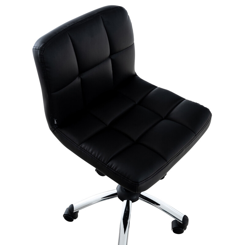 Ergonomisk kontorsstol med hjul och justerbar höjd