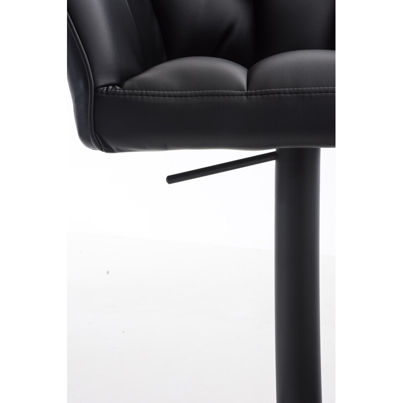 Elegant svängbar barstol med justerbar höjd och fotstöd