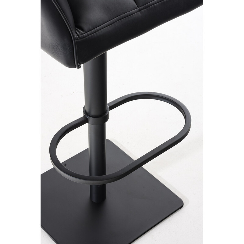 Elegant svängbar barstol med justerbar höjd och fotstöd